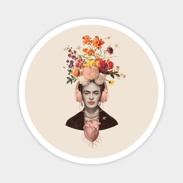 Frida I'm in Love Magnet by enkeldika2